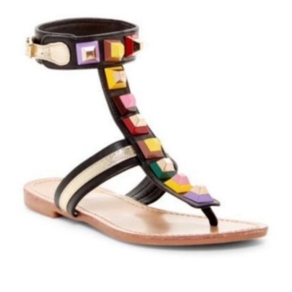 Catherine Malandrino 'Pista' Studded Gladiator Sandals‎ - Size 9
